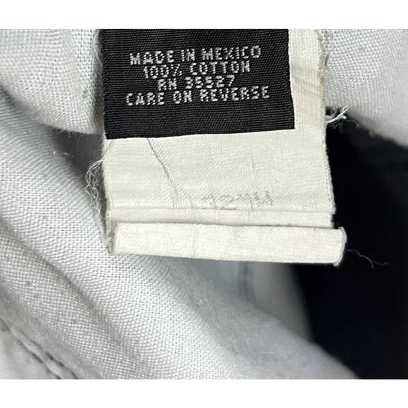 Marithe Girbaud Francois Blue Denim Shorts Frayed Cutoffs Cotton Women Size 32 - Picture 8 of 8